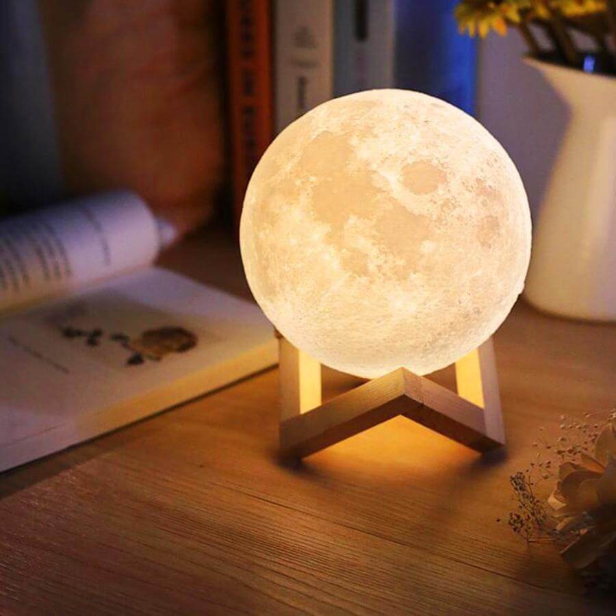 Moon Shaped LED Night Lamp