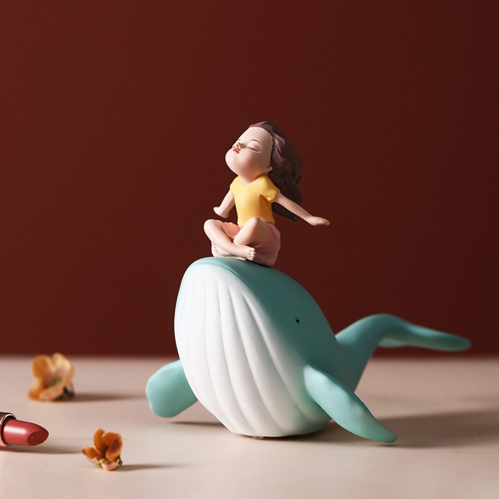Aspen & Whale Figurine