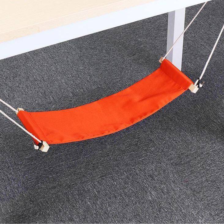Polyester Desk Feet Hammock  Polyester Foot Rest Stand