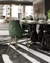 Pietra Oval XL Nero Marquina Dining Table