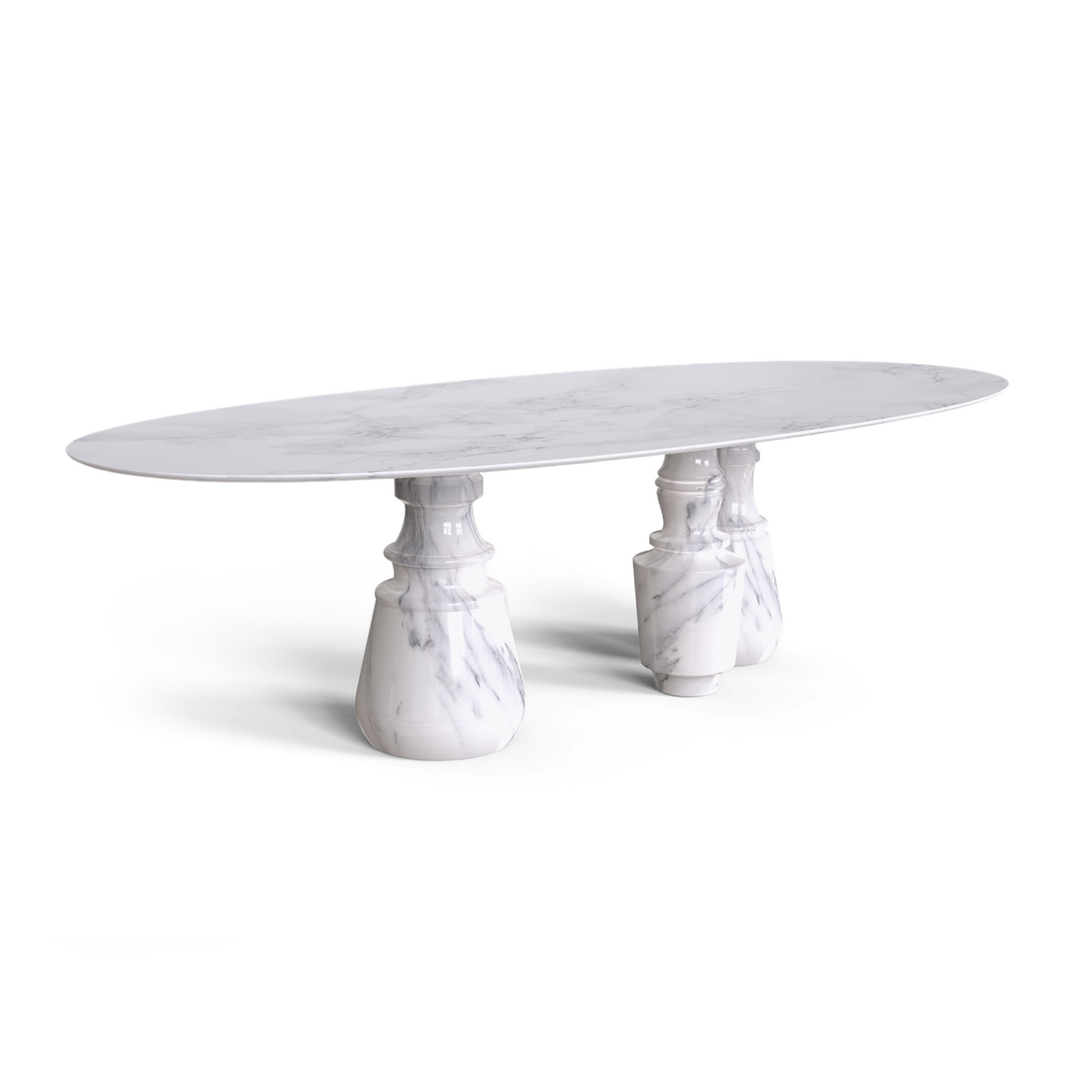 Pietra Oval XL Estremoz Dining Table