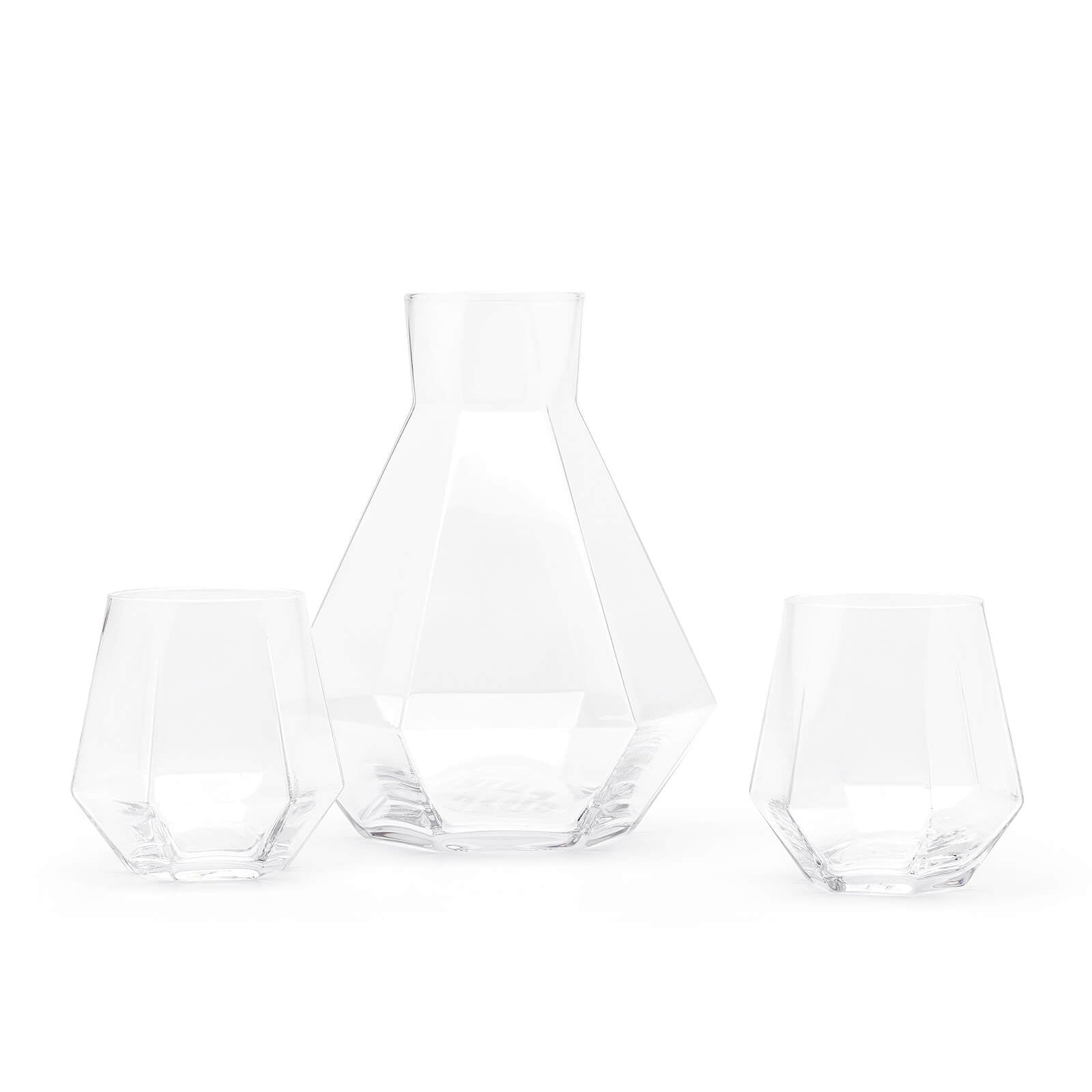 Puik Designs Crystal Drinking Glasses (Set of 2)