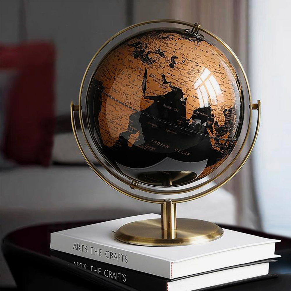 Retro Globe Map