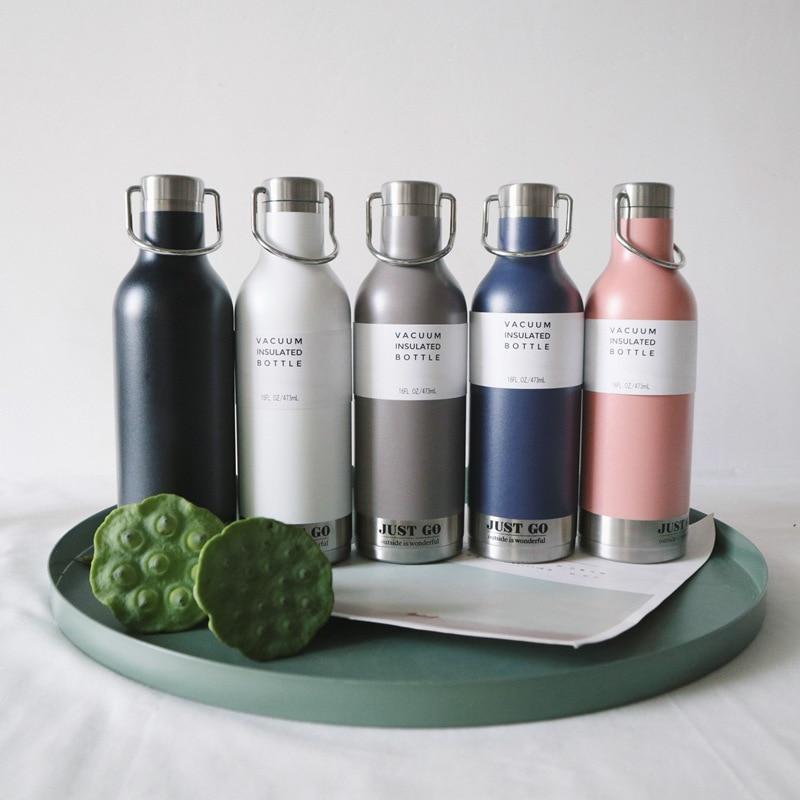470ml Portable Stainless Steel Thermal Bottle