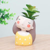 Lovely Girl Succulent Pot