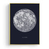 Moon Canvas Poster