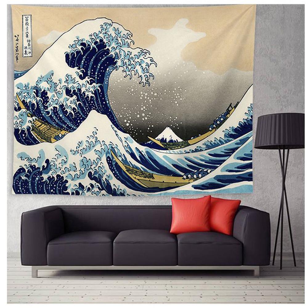 Wave of kanagawa discount tapestry